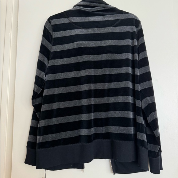CK Velour Zip Up Sweatshirt NWT - Picture 2 of 3